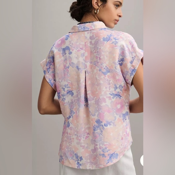 CLOTH & STONE Surf Shirt in blue and pink shades - Picture 12 of 12